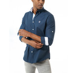 Easton Shirt // Navy (XL)