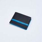 Wallet // Black + Blue