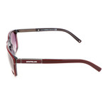 Montblanc // MB461T 69T Sunglasses // Shiny Bordeaux