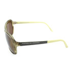 Women's P8558 D Sunglasses // Matte Olive