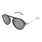 Montblanc // MB716S-F 01D Sunglasses // Shiny Black