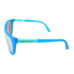 Women's P8588 Sunglasses // Transparent Blue