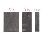 Zen Charcoal Reclaimed Wood Wall Panels // 20 Sq. Ft (1.5" Width)