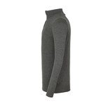 Kira Quarter-Zip Sweater // Anthracite (S)