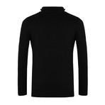 Alexander Quarter-Zip Sweater // Black (S)