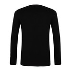 Lenore V-Neck Sweater // Black (XL)