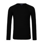 Curt Crew Neck Sweater // Black (XL)