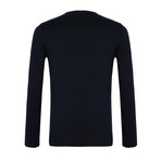 Finch Crew-Neck Sweater // Navy (M)