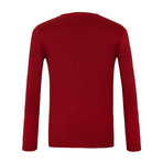 Miller V-Neck Sweater // Red (S)