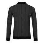 Cador Quarter-Zip Sweater // Black (XL)