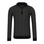 Cador Quarter-Zip Sweater // Black (S)