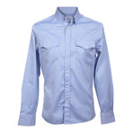 Western Leisure Fit Shirt // Blue (2XS)