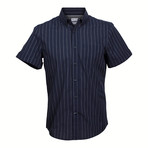 Leisure Fit Short Sleeve Shirt // Navy (XS)