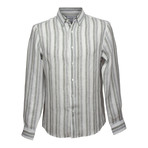 Leisure Fit Linen Shirt // Gray (M)
