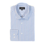 Dawson Business Dress Shirt // White + Gray + Blue (US: 15.5A)