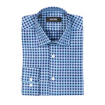 Mayo Business Dress Shirt // Navy + Blue (US: 15.5B)