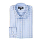 Chase Business Dress Shirt // Light Blue + Navy (US: 15A)