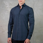 Wyatt After-Hours Dress Shirt // Blue + Black (M-L)
