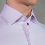 Rivas Business Dress Shirt // Light Pink (US: 15.5B)