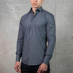 Rhodes After-Hours Dress Shirt // Black + Gray (L)
