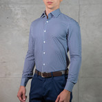 Sanchez Business Dress Shirt // Navy (US: 15.5C)