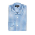 Chang Business Dress Shirt // Gray + Blue (US: 15A)