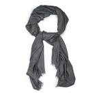 Cashmere Scarf // Teal Gray