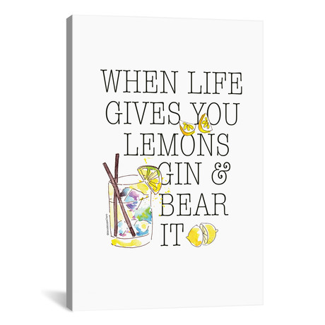 Life Gives You Lemons // Mercedes Lopez Charro (26"W x 18"H x 0.75"D)