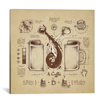 Le Coffee (Fluid Of Creativity) // Enkel Dika (18"W x 18"H x 0.75"D)