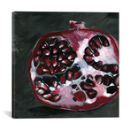 Pomegranate Study on Black I // Jennifer Paxton Parker (18"W x 18"H x 0.75"D)