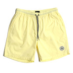 Seeker Tub Volley Swim Shorts // Lemon (M)
