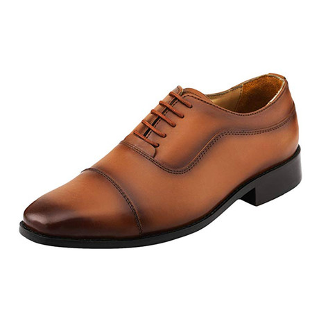 Captoe Oxford // Tan (US: 8)