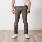 Tech Fabric Flat Front Pants // Khaki (40WX32L)