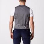 Stretch Cotton Vest // Medium Gray (L)
