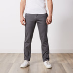 Stretch Cotton Slim-Fit Pants // Medium Gray (40WX32L)