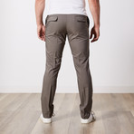 Tech Fabric Flat Front Pants // Khaki (30WX32L)