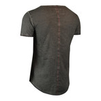 Basic Summer Short Sleeve Shirt // Anthracite (2XL)