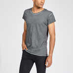 Basic Summer Short Sleeve Shirt // Anthracite (XL)
