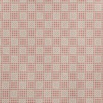Rook Pocket Square // Red + White Geometric