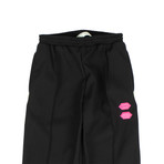 Off White // Nylon Rainbow Stripe Track Pants // Black (L)