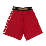 Amiri // 'Lovers' Track Shorts // Red (XS)