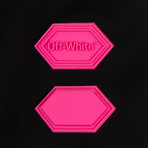 Off White // Nylon Rainbow Stripe Track Pants // Black (L)