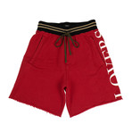 Amiri // 'Lovers' Track Shorts // Red (XS)