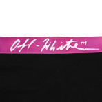 Off White // Nylon Rainbow Stripe Track Pants // Black (L)