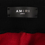 Amiri // 'Lovers' Track Shorts // Red (XS)