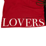 Amiri // 'Lovers' Track Shorts // Red (XS)