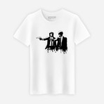 Divine Monkey Intervention T-Shirt // White (L)