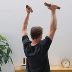 Dumbbell // Set of Two // American Walnut (1.1 lb)