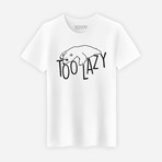 Too Lazy T-Shirt // White (M)