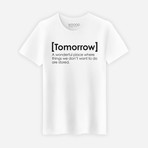 Tomorrow T-Shirt // White (XL)